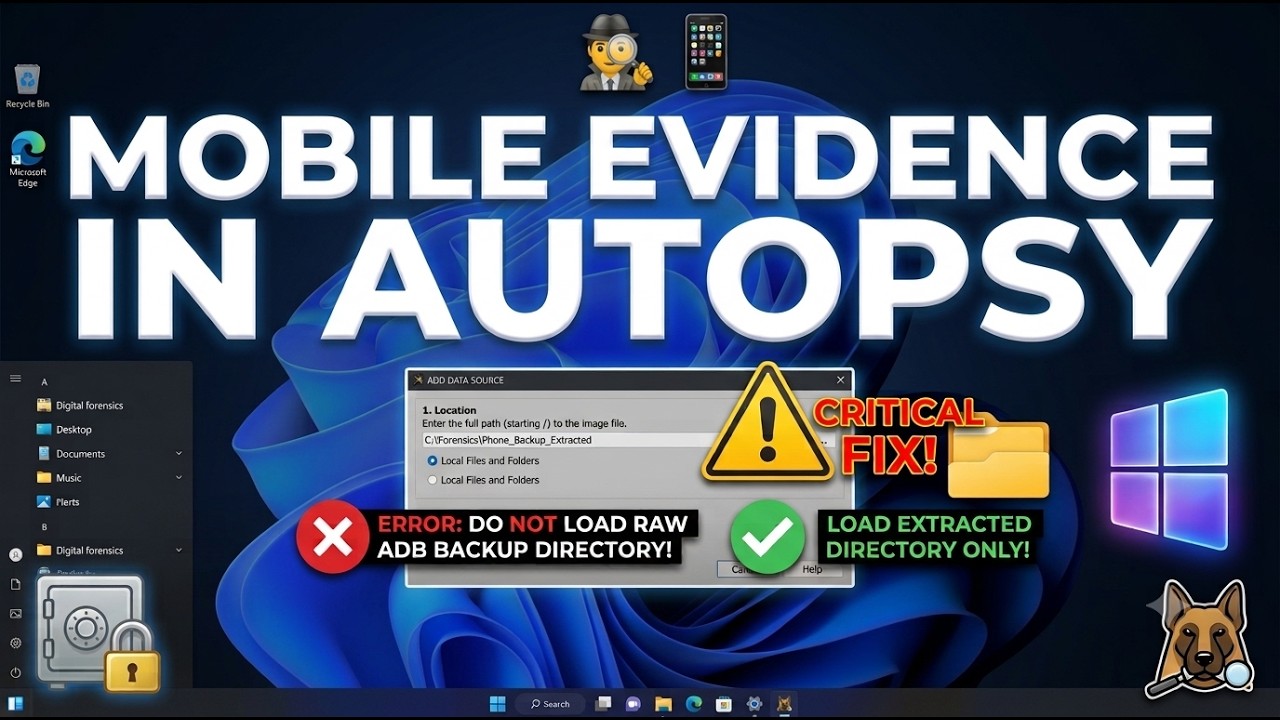 Digital Forensics: Mobile Analysis with Autopsy (Fast-Track Guide)