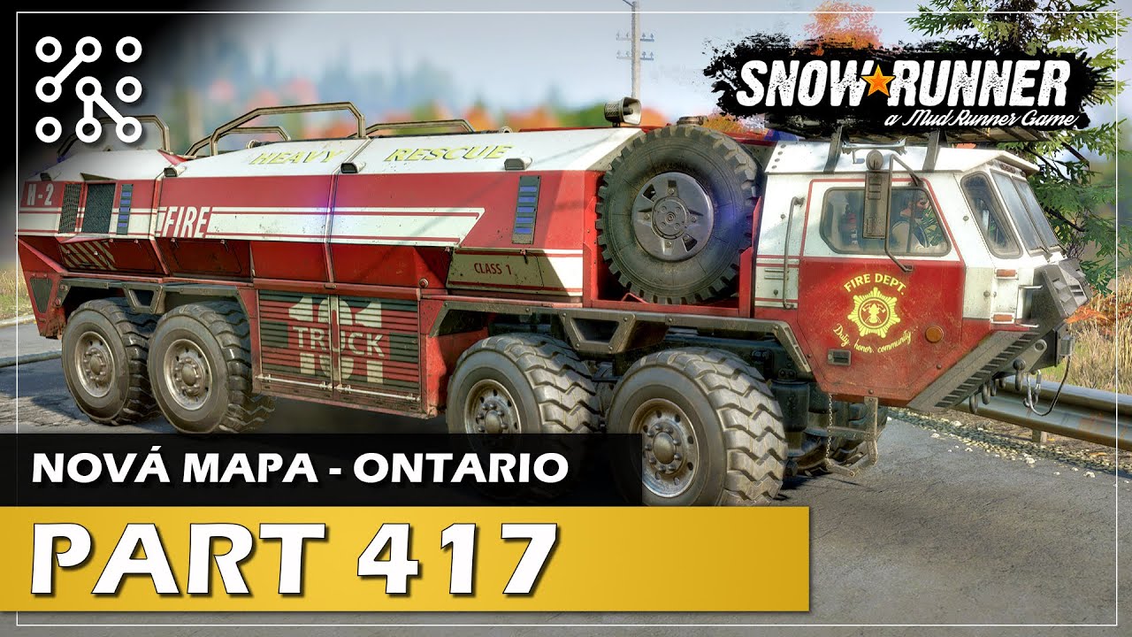 SUPER auto z nové mapy ONTARIO | SNOWRUNNER CZ | Lets play | Česky