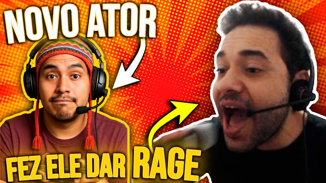 ATOR PERUANO, RAGE E ZUANDO JOGO!!! Voltamos a programação normal! I Visage - SUP