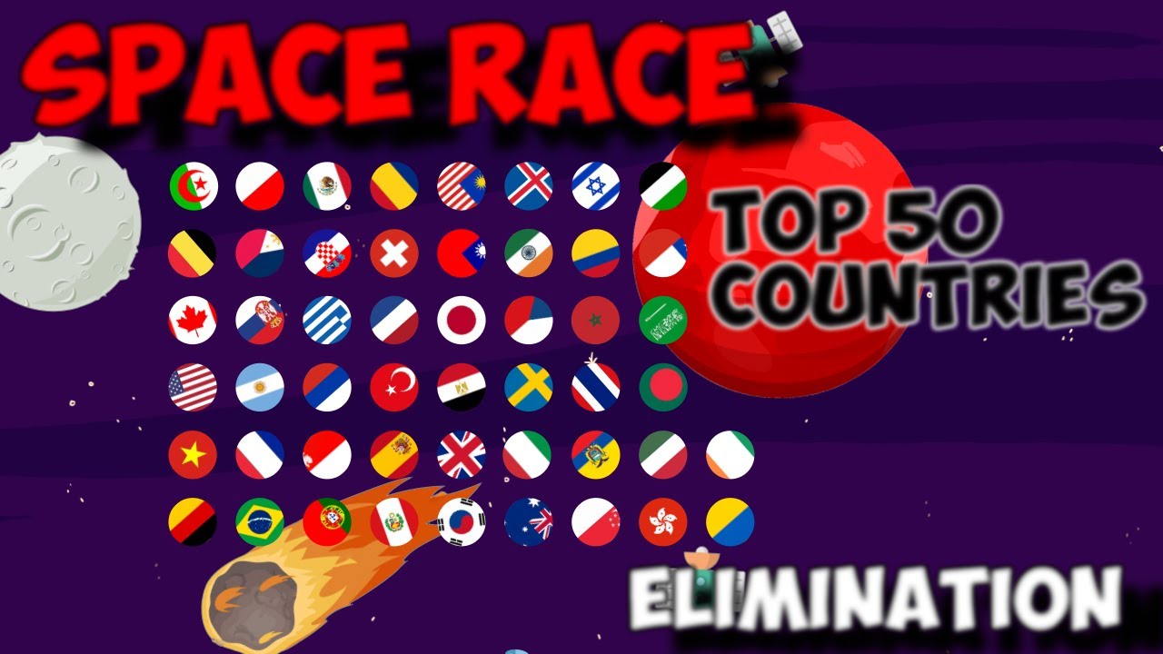 SPACE MARBLE RACE ELIMINATION - Watch Time Contries May