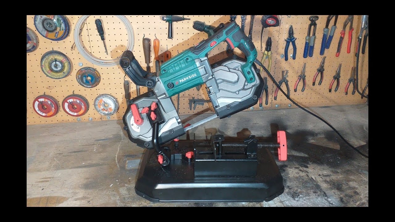 Sega a nastro Parkside Lidl.Test,prove,cambio lama,rodaggio lama e consigli. Parkside band saw