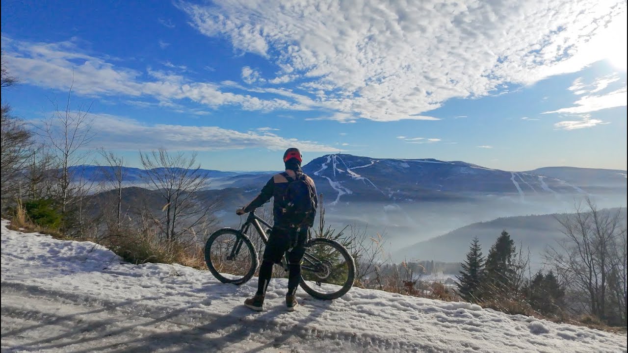 Klmczok i Błatnia  zimą z DJI NEO - MTB
