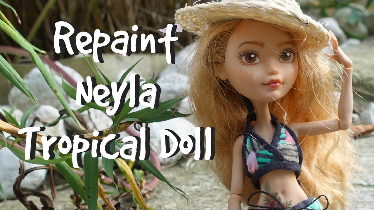 Repaint - Neyla Tropical Custom Doll (for Dollightful's Collaboration)
