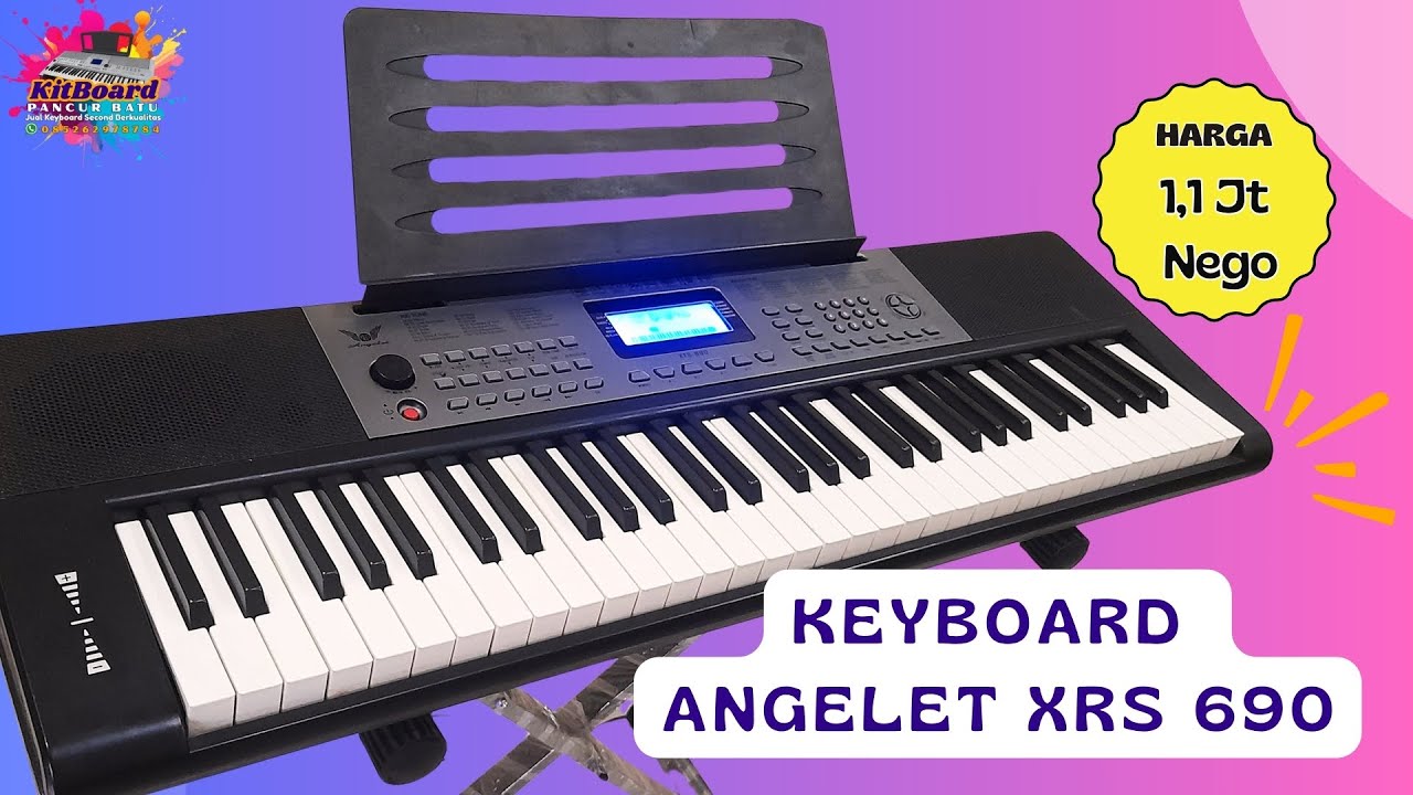 SOLD | Keyboard Angelet XTS 690 | Flashdisk | MP3 | 1 Jutaan | WA 085262978784