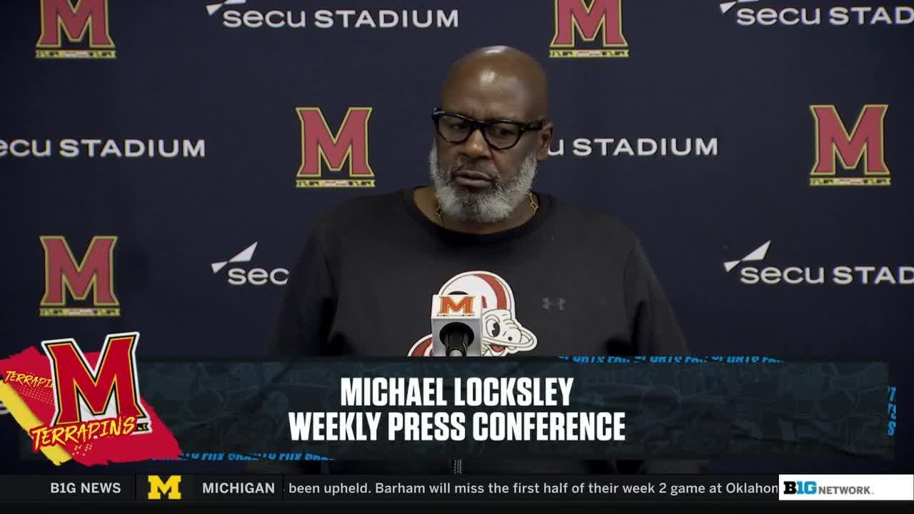 Michael Locksley Details the 39-7 Win Over FAU and Previews Matchup with NIU | Maryland Football