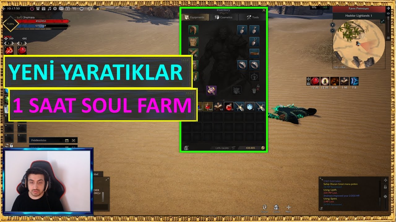 1 Saat Soul Rise Online Farm 2024
