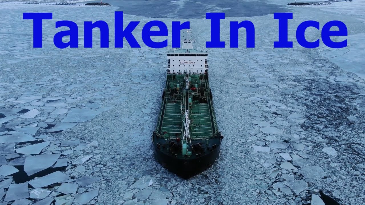 Ice Navigation. Ship Under Sub Zero Temperatures