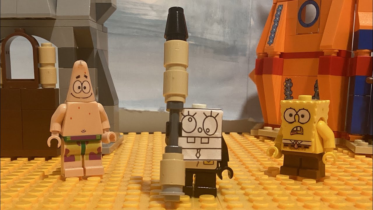 Покадровая анимация Lego SpongeBob: «Frankendoodle»