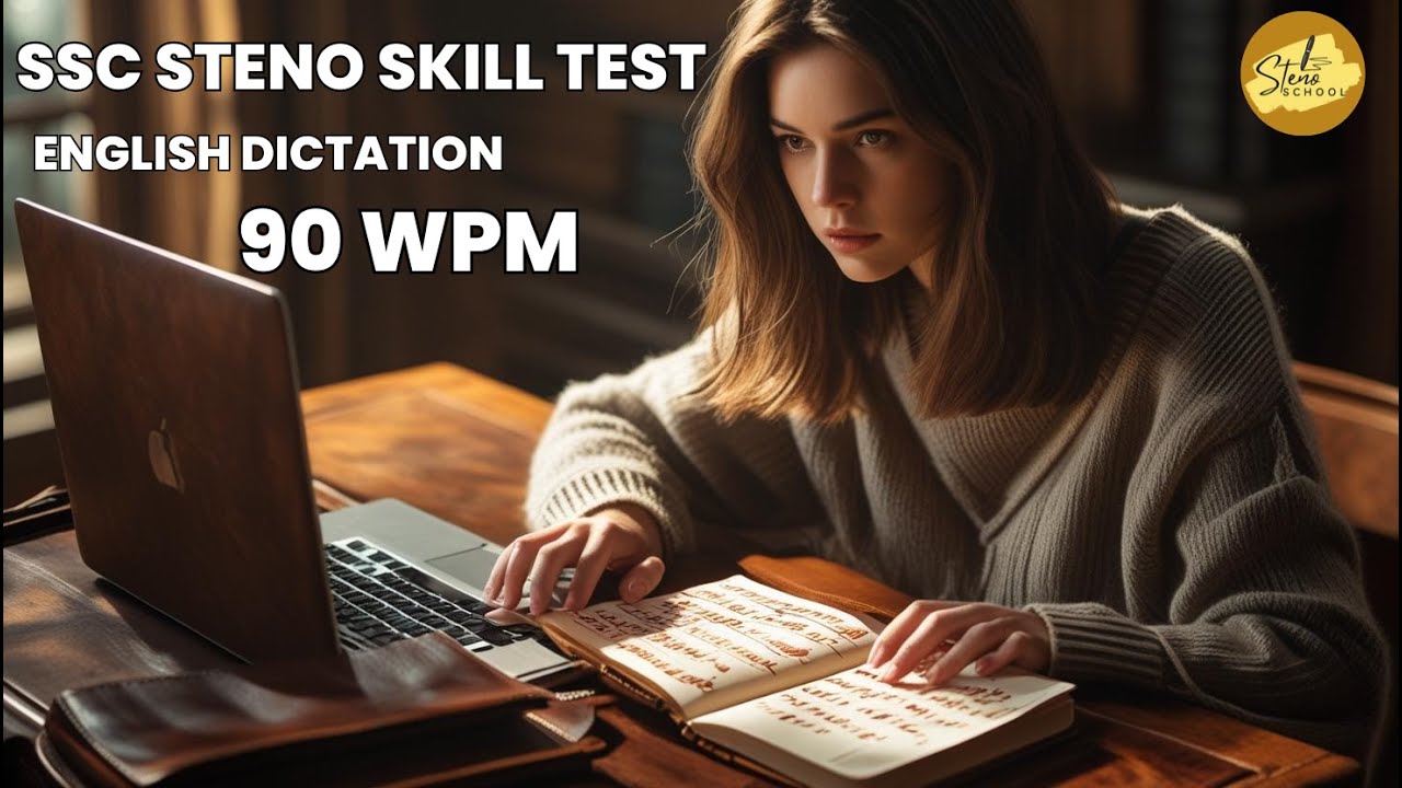 SSC STENO SKILL TEST |General Matter for DDA, AIIMS, DSSSB, Patna HC, etc. | 85 WPM