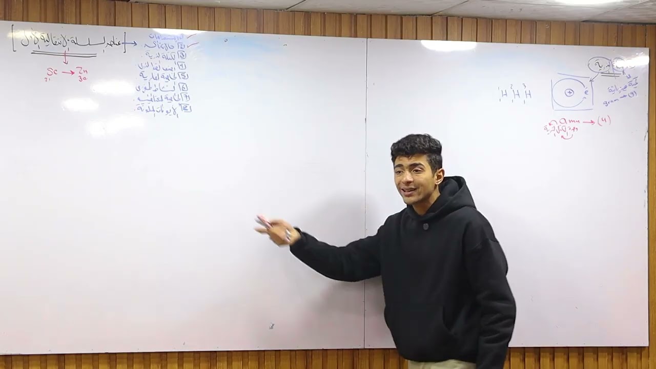 المحاضرة الرابعة - مراجعة الباب الاول - العناصر الانتقالية - الصف الثالث الثانوي |د/أحمد بلاسي |