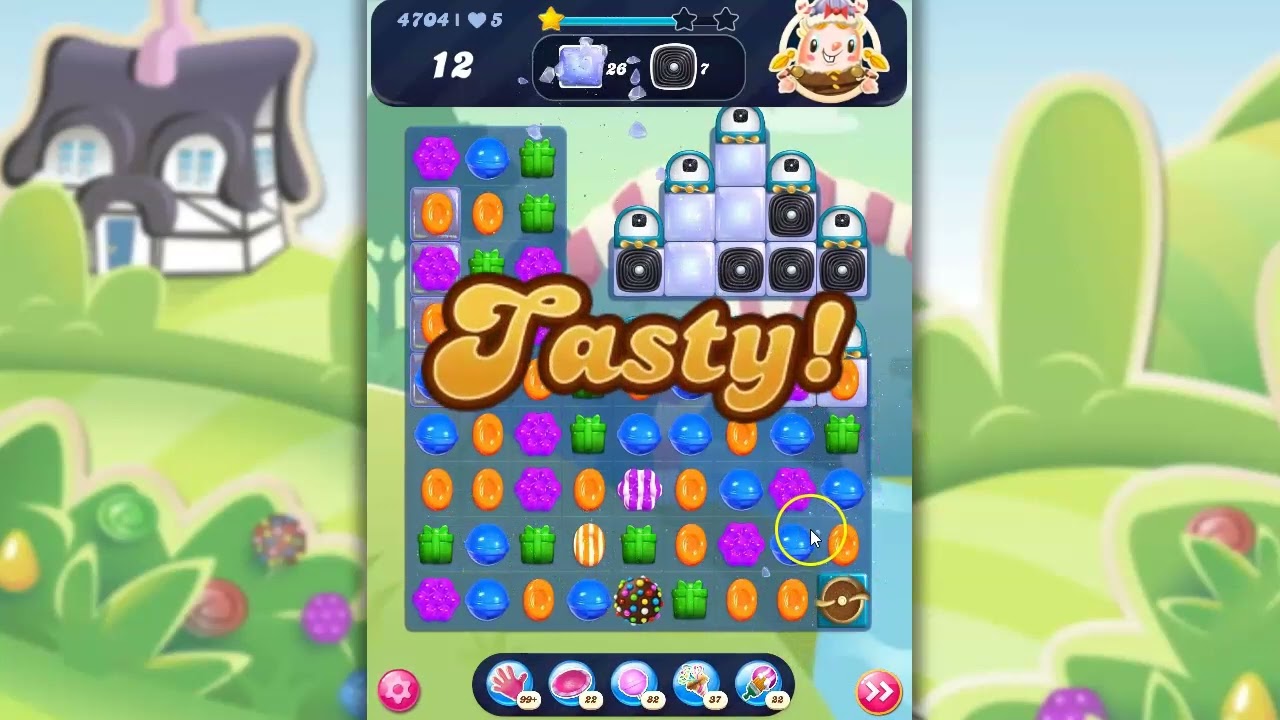 Candy Crush Level 4704 Talkthrough, 32 Moves 0 Boosters