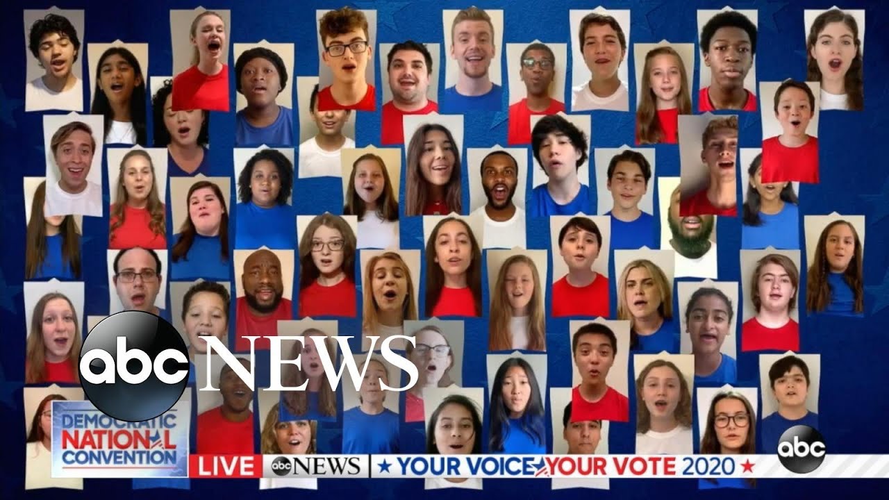 Choir sings 'The Star-Spangled Banner' at 2020 DNC