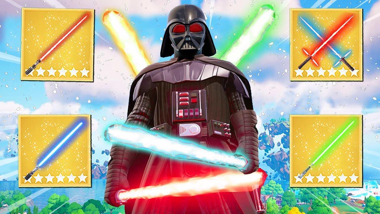 I Found Every LIGHTSABER in ONE GAME (Fortnite)