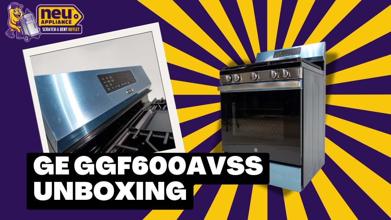 GE GGF600AVSS Gas Range Unboxing | Air Fry & Convection First Look!