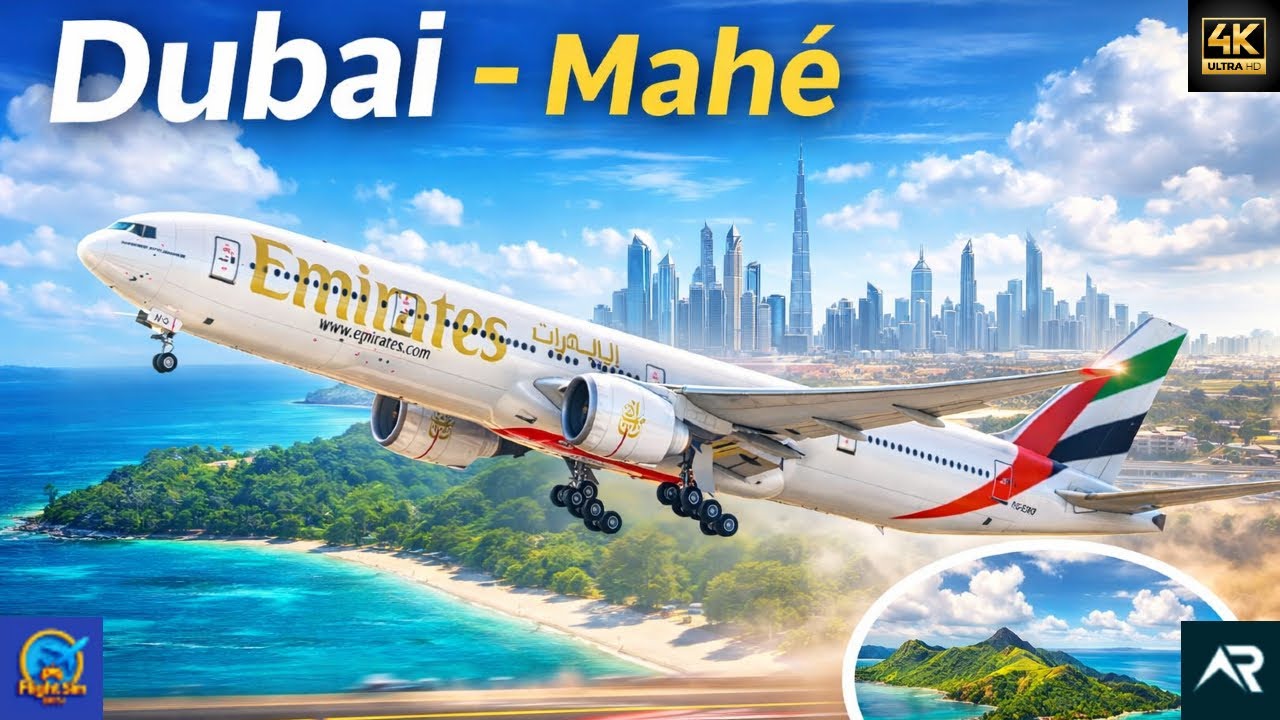 Emirates B777-300ER: Dubai to Seychelles | RFS- Real Flight Simulator