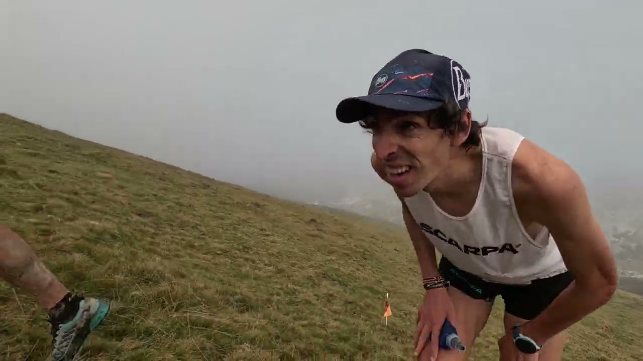Manuel Merillas y Antonio Martinez subiendo a la cima de Gorbeia 2023 (km 12)