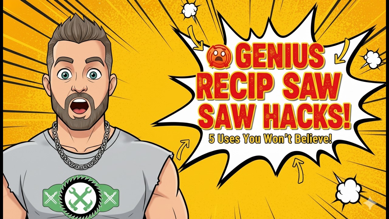 5 способов применения сабельной пилы, которые на самом деле ГЕНИАЛЬНЫ!