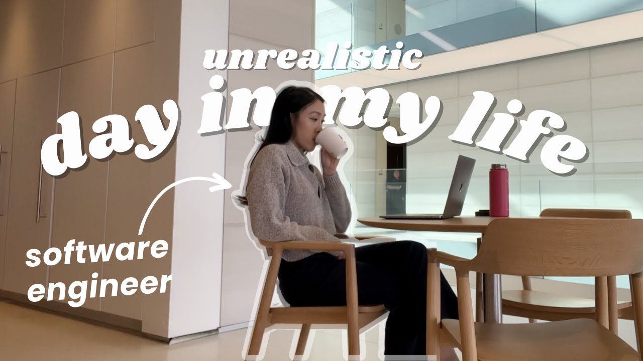 unrealistic day in my life as a software engineer + tips for imposter syndrome