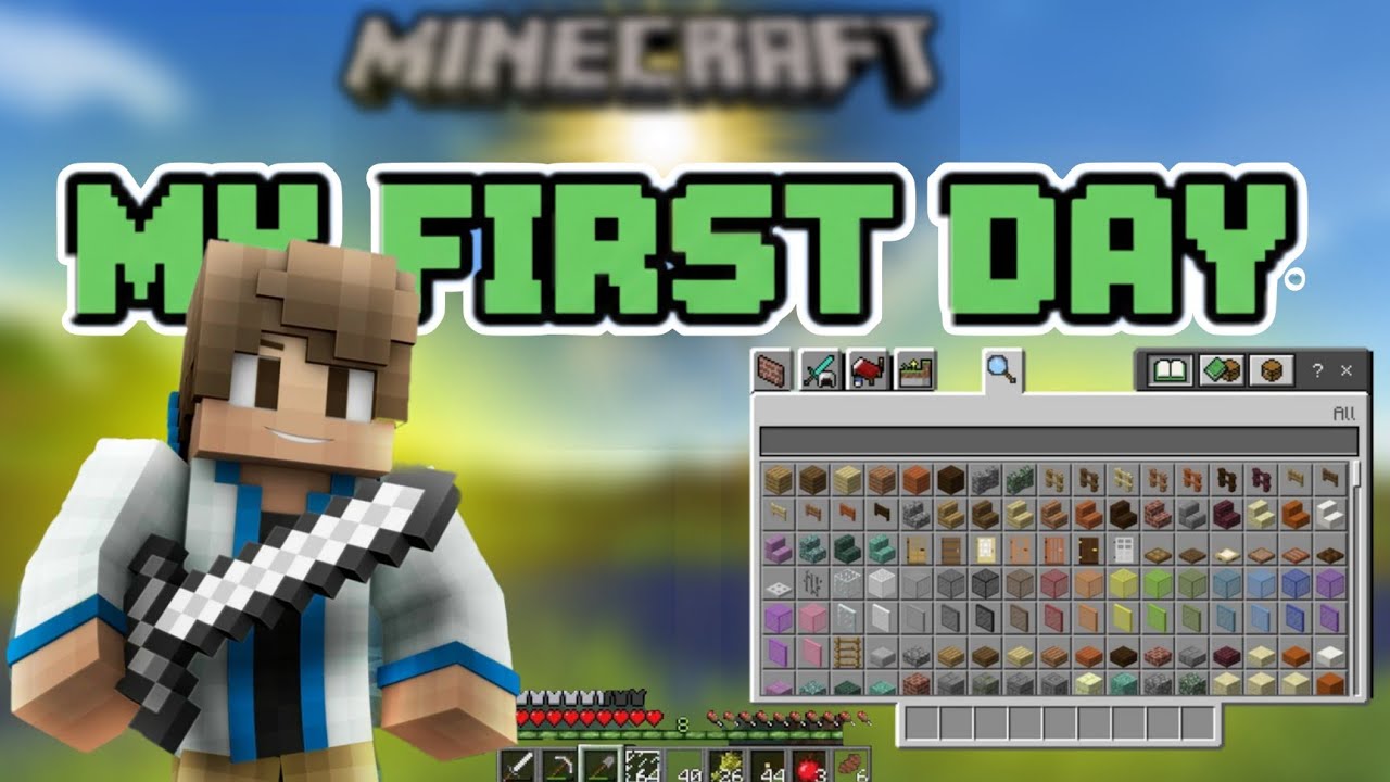 মাইনক্রাফটে আমার প্রথম দিন! - Minecraft Survival Bangla (Part 1)|| my first bass 