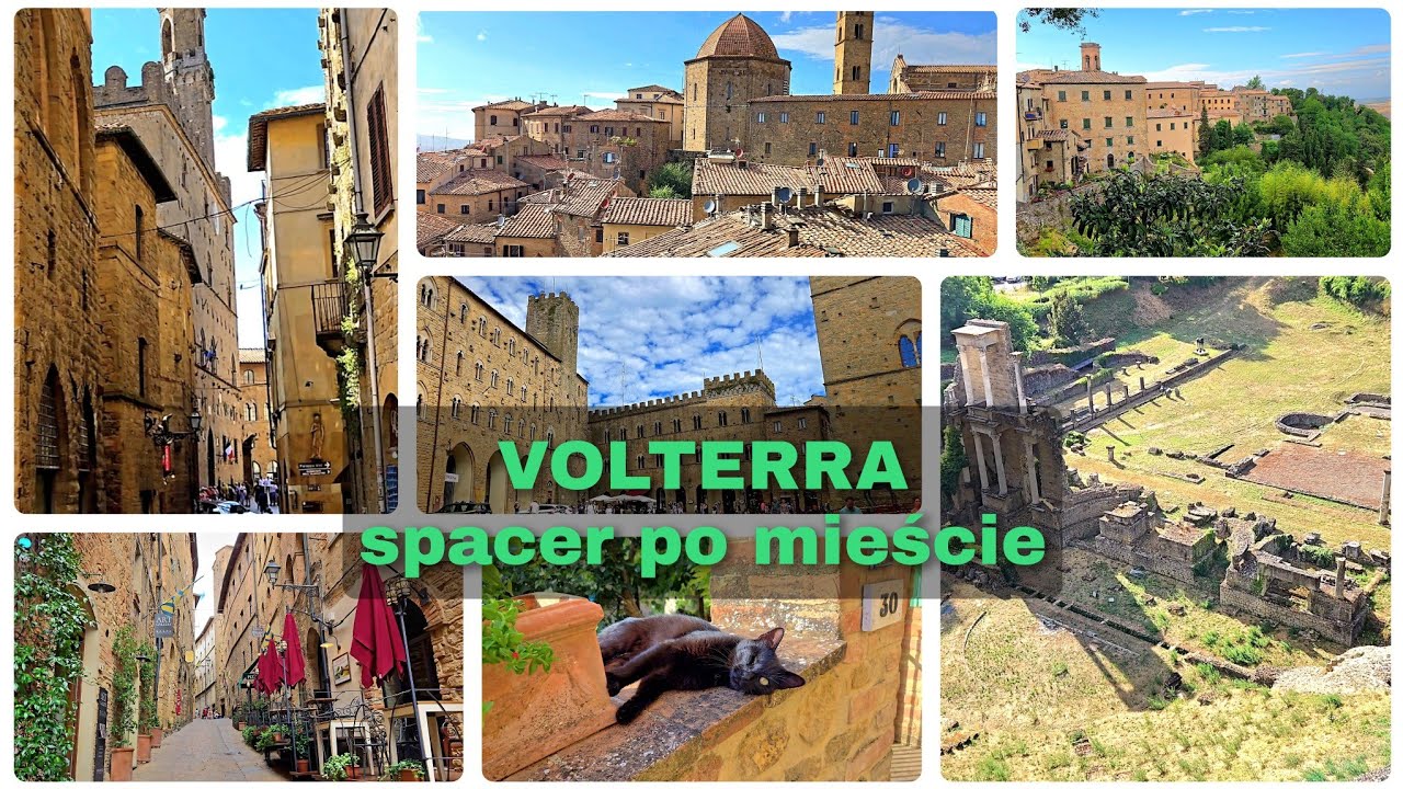 #Volterra &ndash; spacer po średniowiecznym mieście + ujęcia z drona | Volterra Walking Tour + Drone | 4K