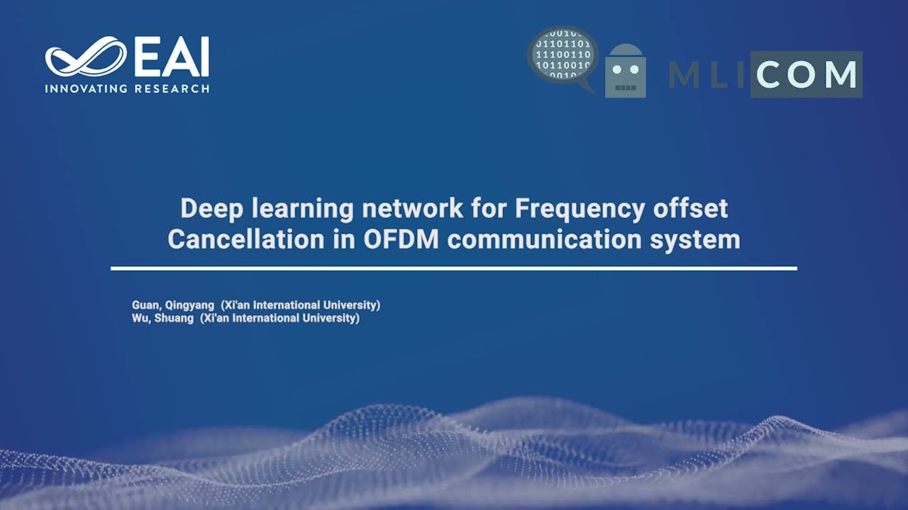 Deep learning network for Frequency offset Cancellation in OFDM communication system