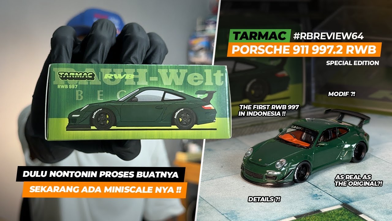 SPESIAL !!! TARMAC PORSCHE 997 RWB TSUBASA 