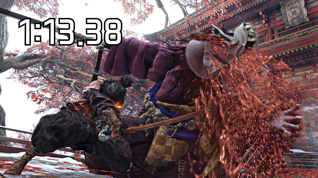 Sekiro - True Corrupted Monk 1:13.38 (Reflection Boss Speedrun)