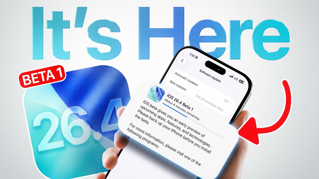 iOS 26.4 Beta is OUT - 10 New Features and Changes!