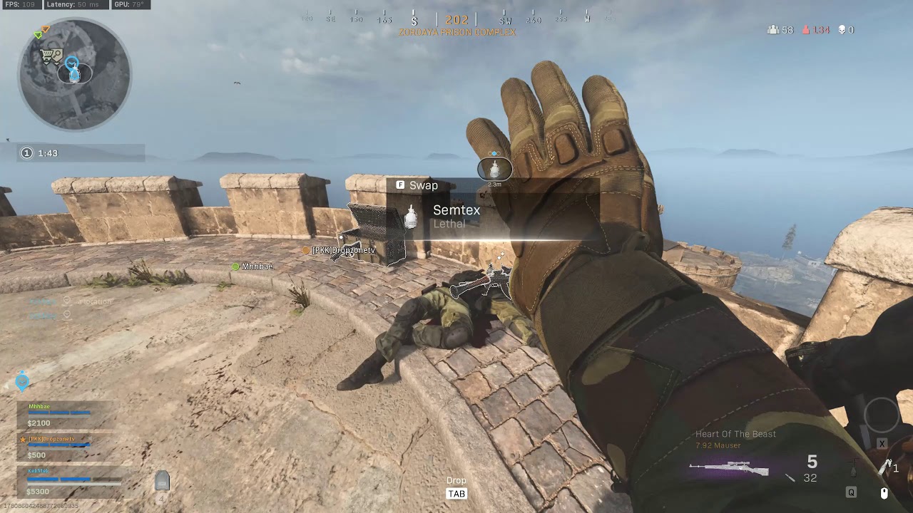 Knocking someone doesn't give you killcount (if they give up)