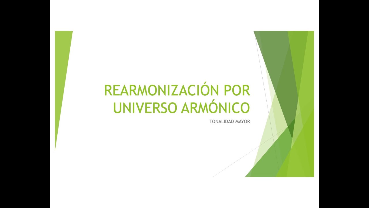 REARMONIZACIÓN por universo armónico