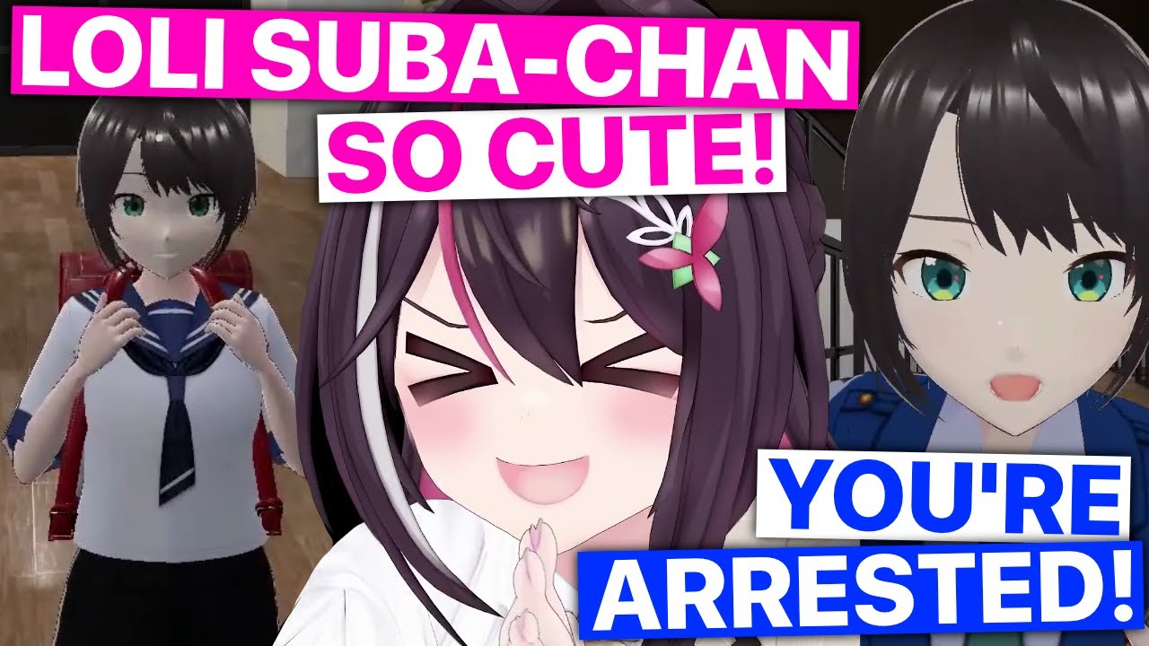 AZKi Can't Resist Loli Subaru's Cuteness & Gets Arrested Multiple Times (Hololive) [Eng Subs]