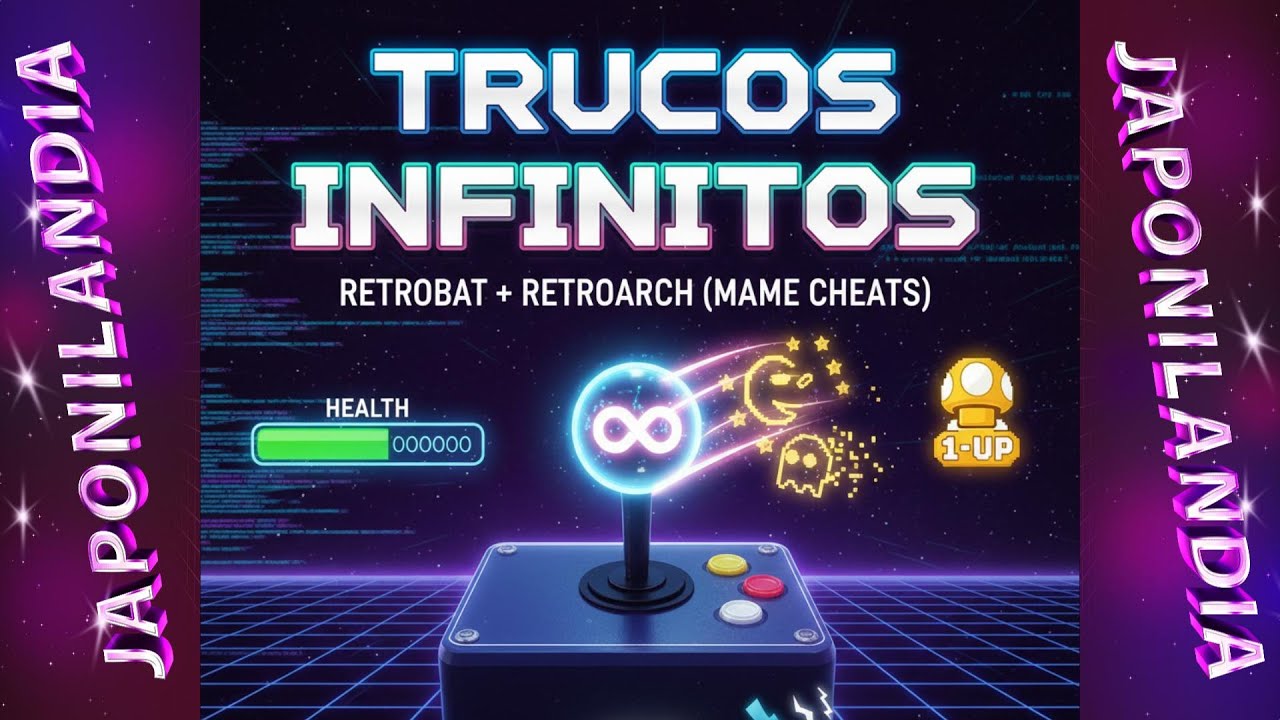 Activa los trucos de RetroBat: Vidas y Energía Infinita 🕹️ Trucos Retroarch y MAME