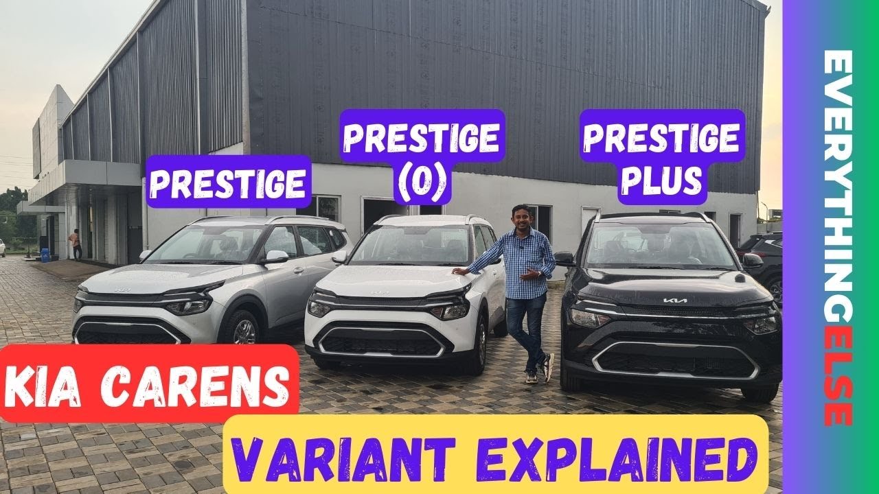 2025 KIA Carens Variant Explained | Prestige, Prestige (O), Prestige Plus ✅