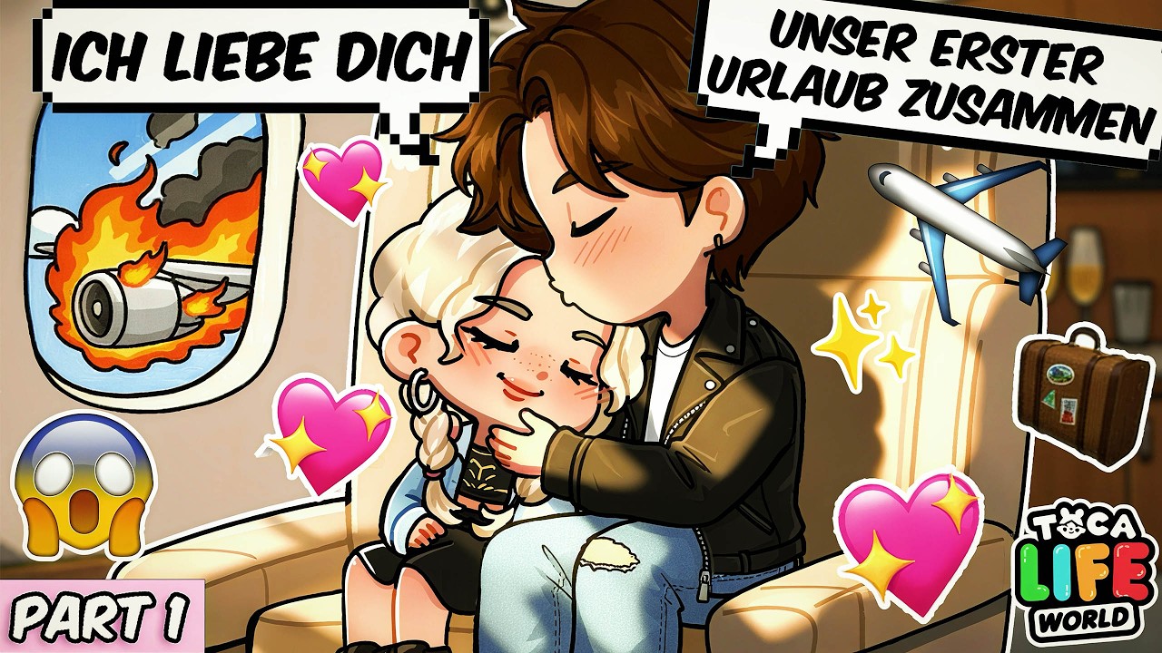 PART 1 👶🏻 BABY VERGESSEN?! 😰 ERSTER URLAUB ZUSAMMEN ALS TEENAGER ELTERN  ✈️TOCABOCA STORY WITH VOICE