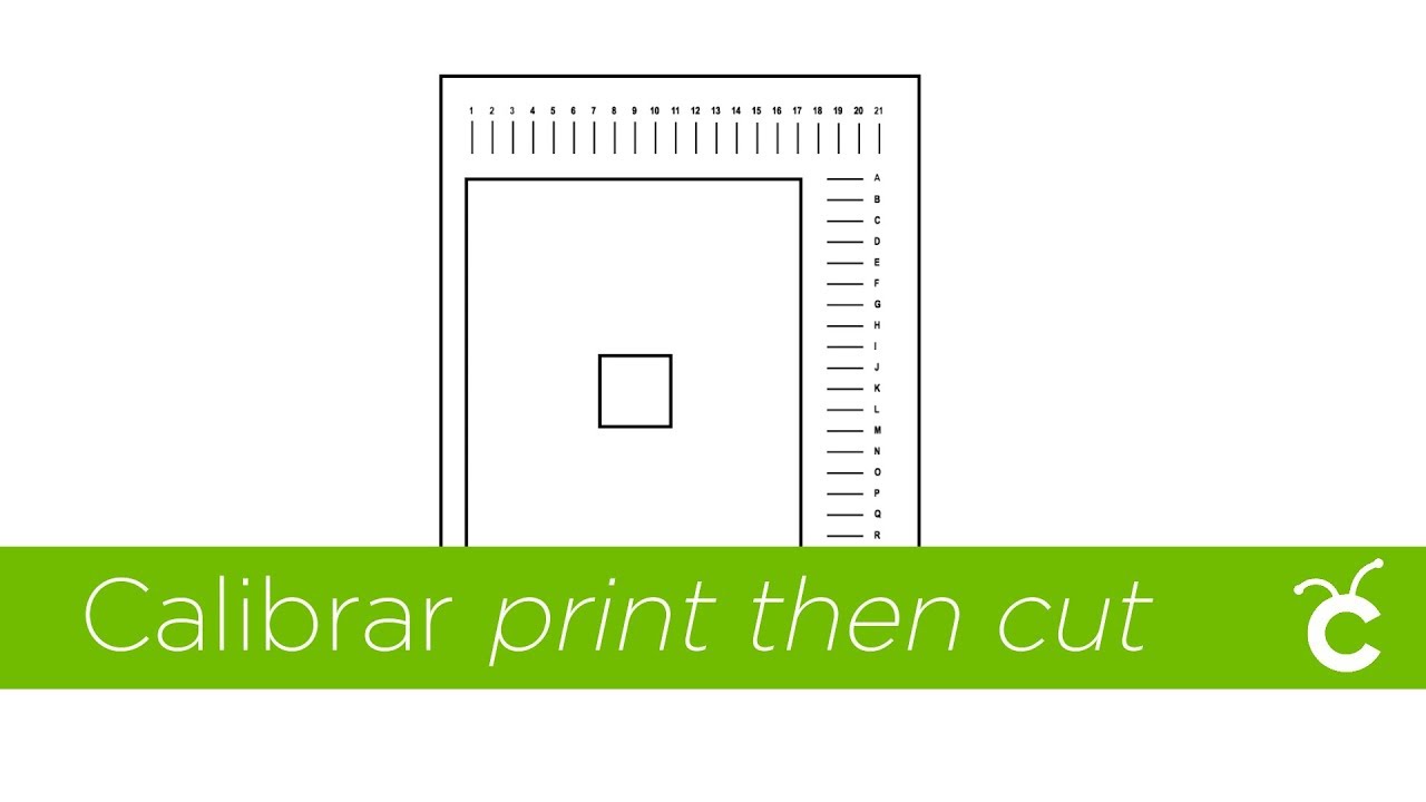 Calibrar print then cut (imprimir y cortar)