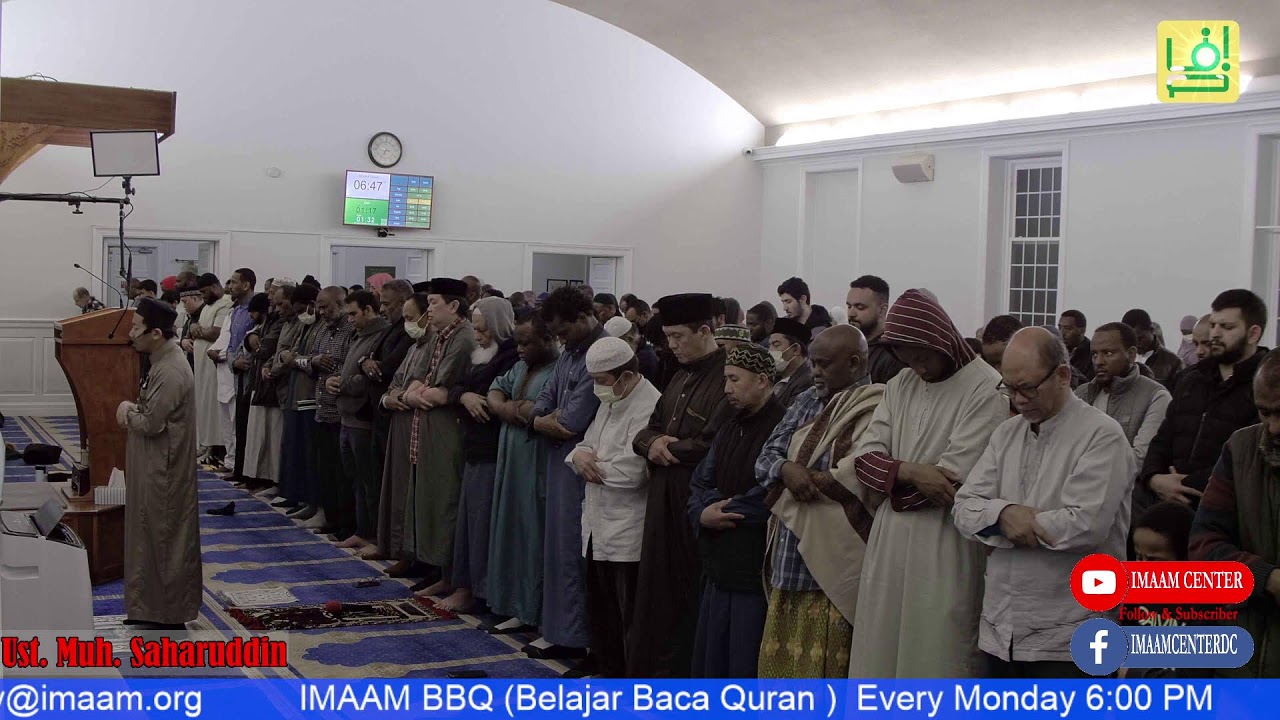 Sholat Subuh Lead By Ustadz Muh .Saharuddin   @IMAAM center March 16  2026