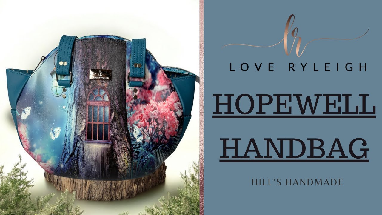 Sewing the Hopewell Handbag by Hil's Handmade.