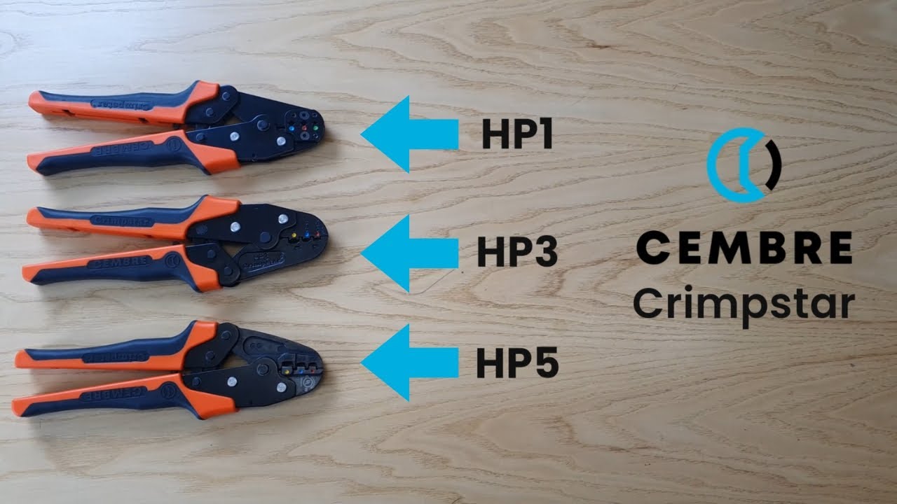 HP1 / HP3 / HP5 - Compare Cembre Crimpstar Crimping Tools