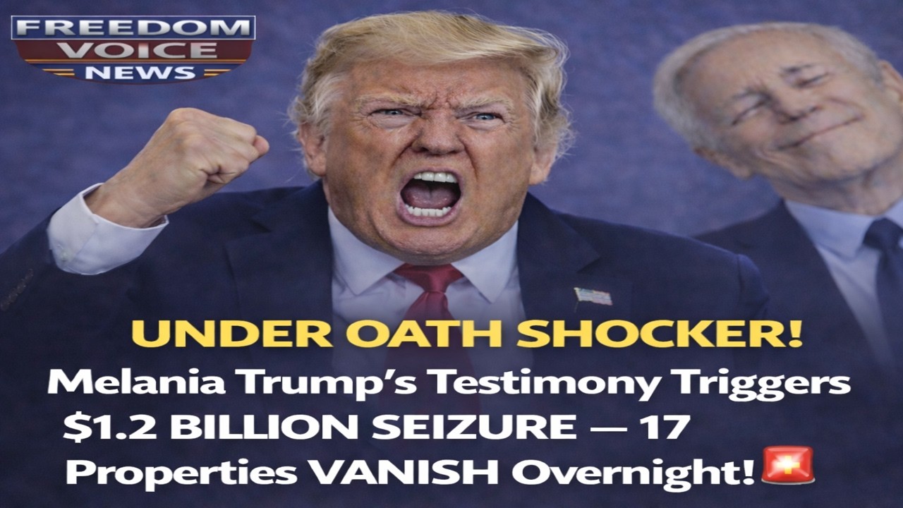 UNDER OATH SHOCKER! Melania Trump’s Testimony Triggers $1 2 BILLION SEIZURE — 17 Properties VANISH O