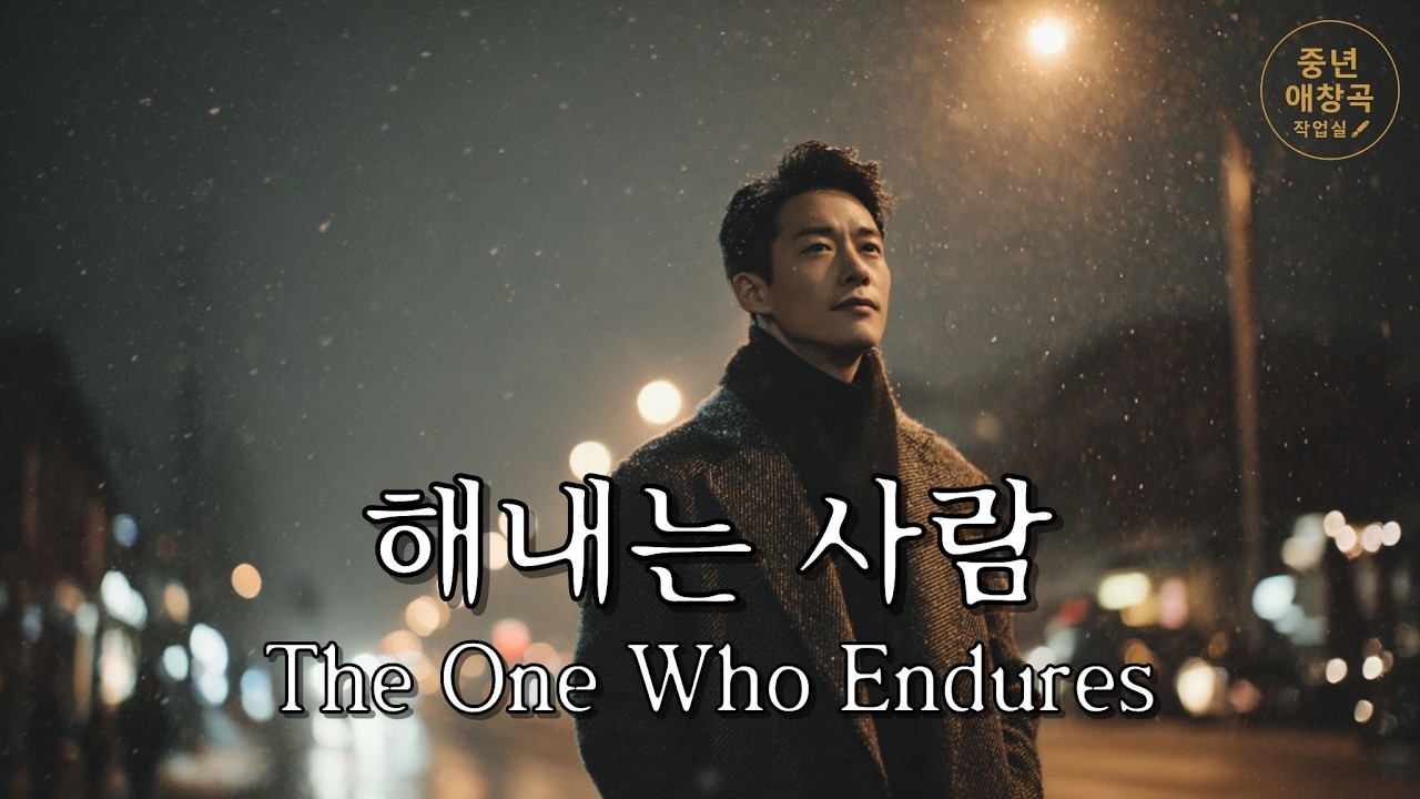 The One Who Endures 🌅해내는 사람 (작업실 ver.)Emotional Korean Ballad · Life Story