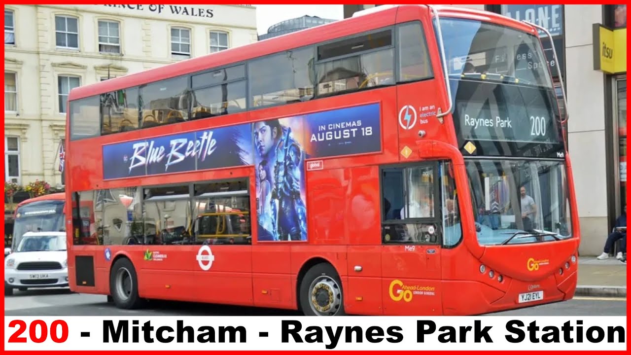 London Bus Route 200. Mitcham to Raynes Park