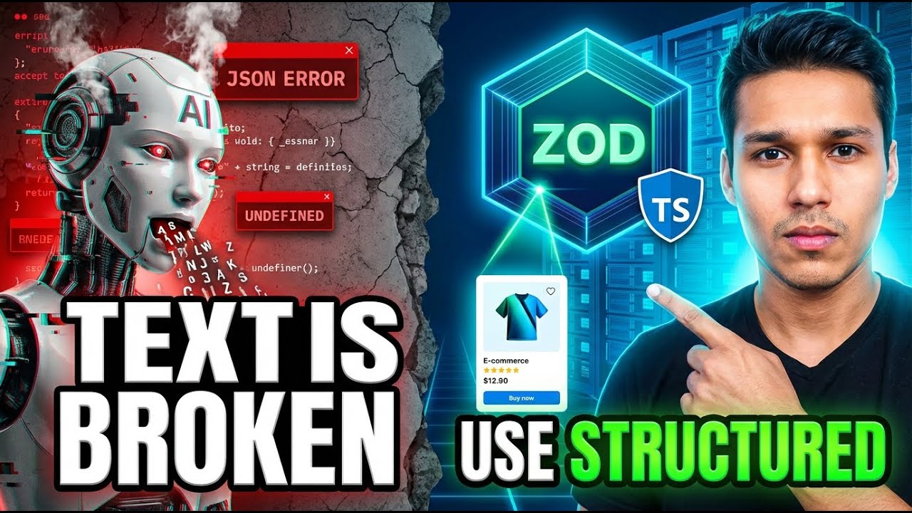 От хаоса к структурированному JSON с использованием Zod, AI SDK v6 и Typescript.