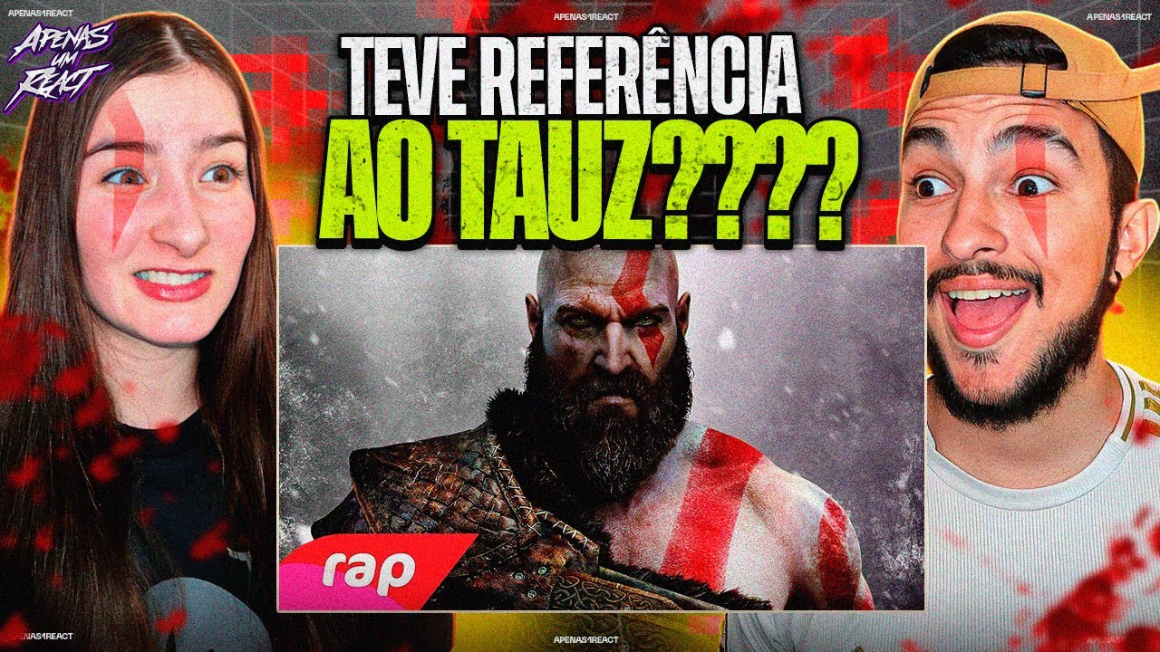 Apenas um react | Rap do Kratos - Eu sou um Deus | 7mz Nerd Hits (God of War)