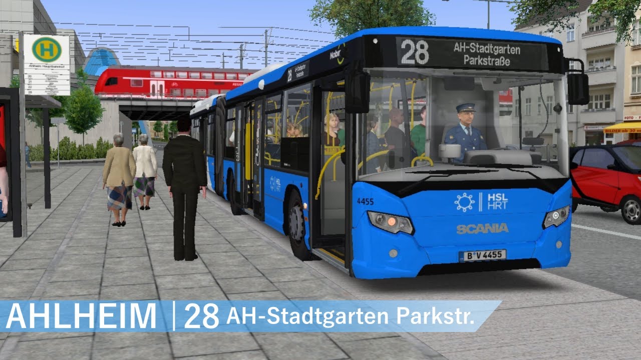 OMSI 2 | Ahlheim: 28 AH-Stadtgarten Parkstraße | Scania Citywide G