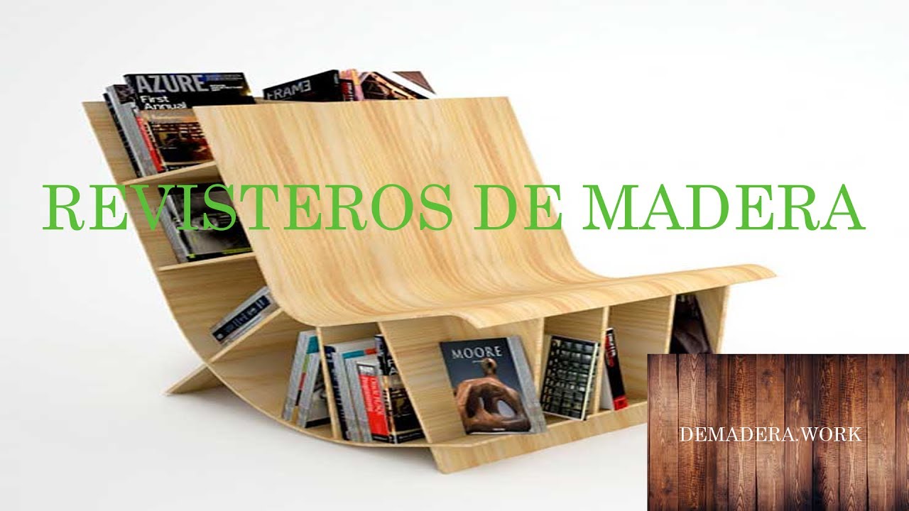 Revistero de madera