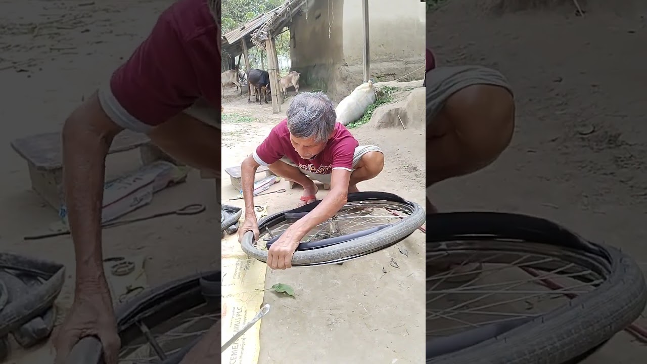 সাইকেলে টিউব কিভাবে সেটিং করে জেনে নিন 