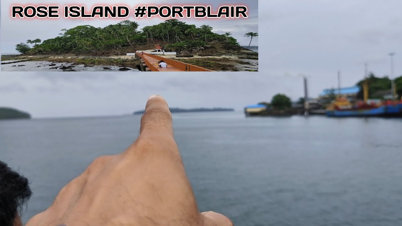 journey to rose island ! must visit place at portblair ! famous tourist point ! exploring portblair