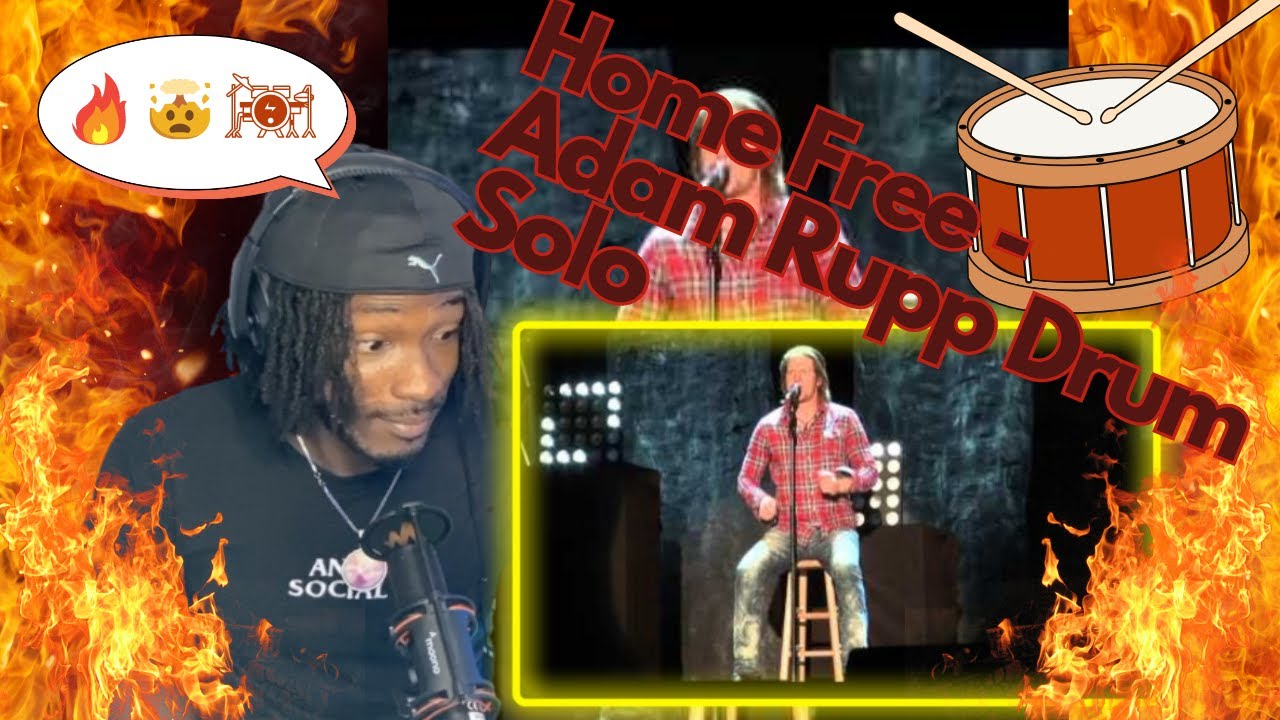 Home Free - Adam Rupp Drum SOLO (LIVE)  Simply Not Simple REACTIONS
