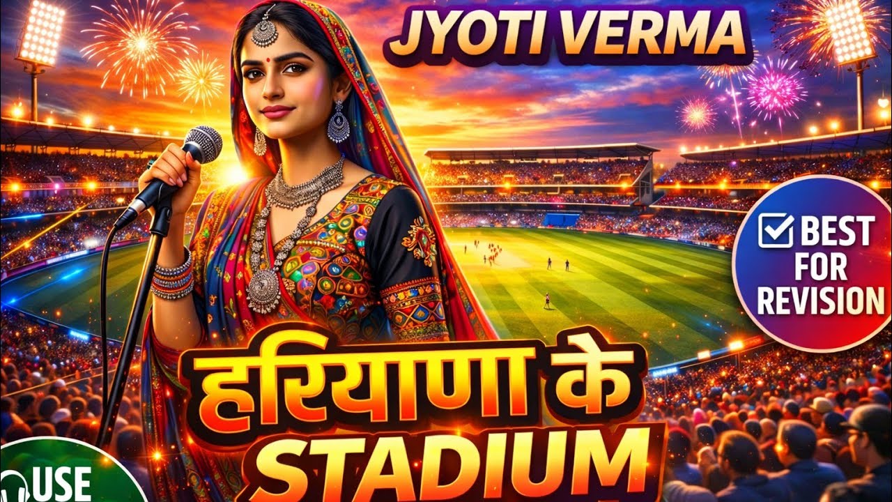 Haryana  ke stadium 🏟 ko yad karo song ki help se 🎶🎵 #hssc #hpsc #haryanapolice 