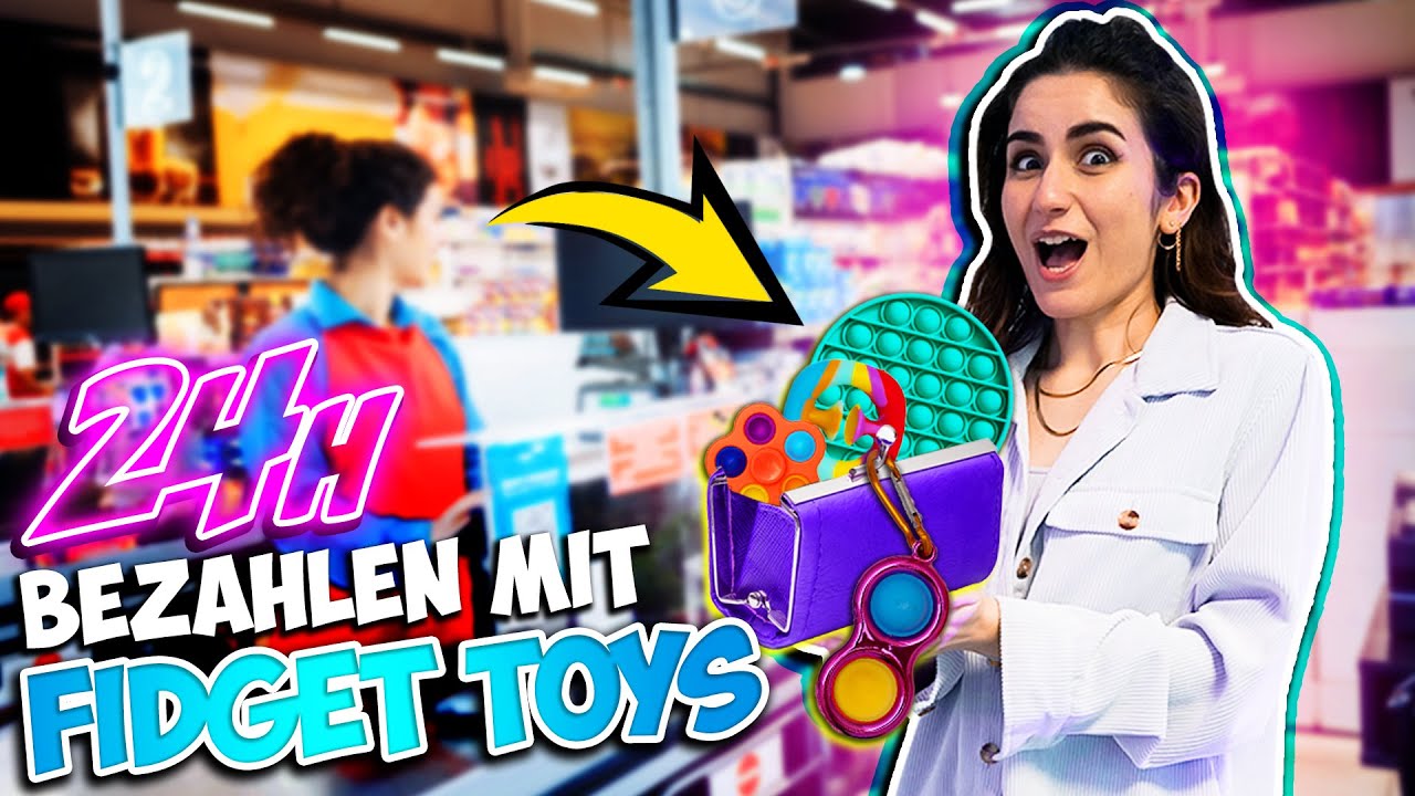 ICH BEZAHLE 1 TAG NUR MIT FIDGET TOYS! Funktioniert das? Real Life Fidget Toy Trading Challenge